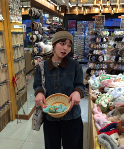 コーデュロイデニムジャケット MID DENIM