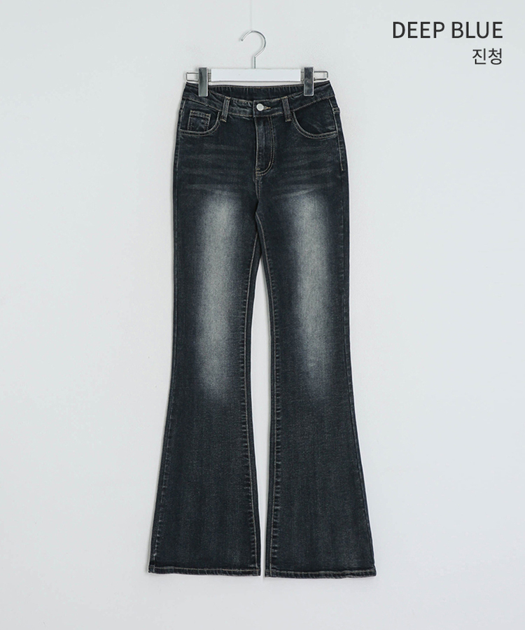 【마법팬츠/골반보정】기장별 워싱 부츠컷 데님 팬츠