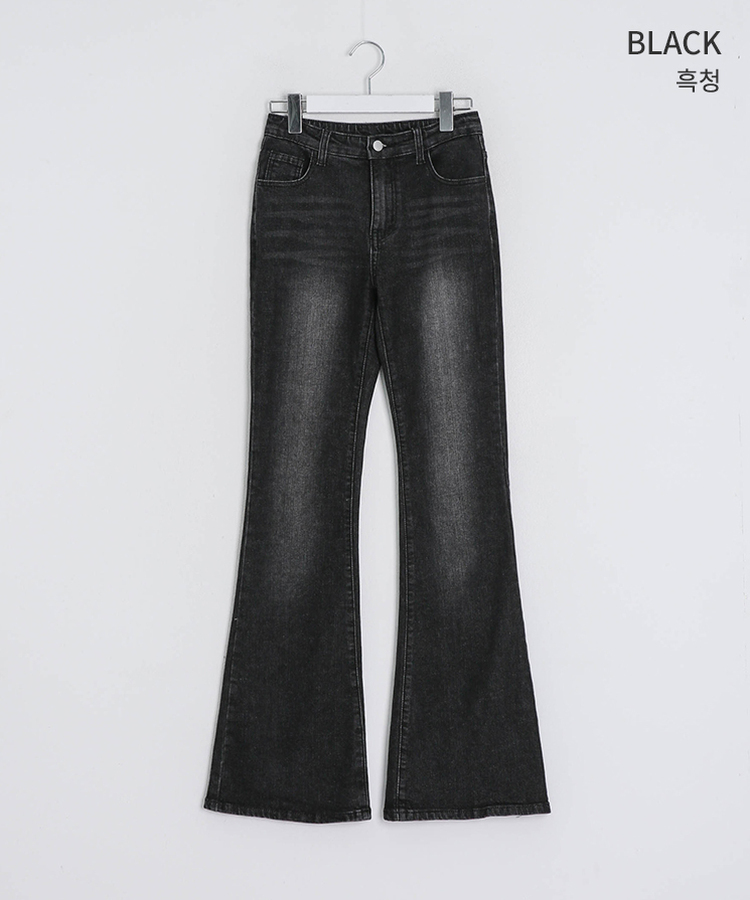 【마법팬츠/골반보정】기장별 워싱 부츠컷 데님 팬츠