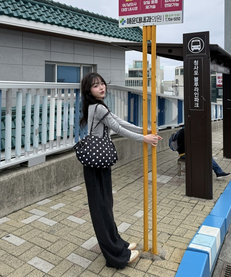 【기장별/완벽비율】사이드 핀턱 와이드 데님 팬츠 블랙