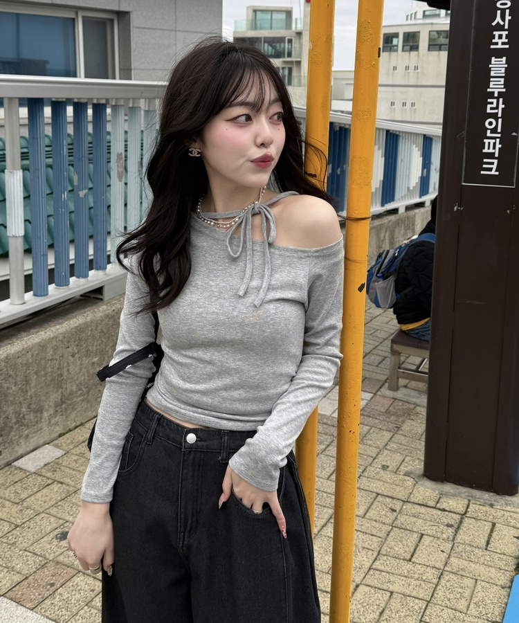 【기장별/완벽비율】사이드 핀턱 와이드 데님 팬츠 블랙