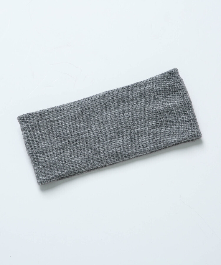 와이드 골지 니트 헤어밴드