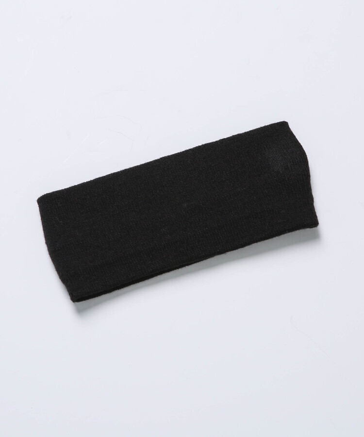 와이드 골지 니트 헤어밴드