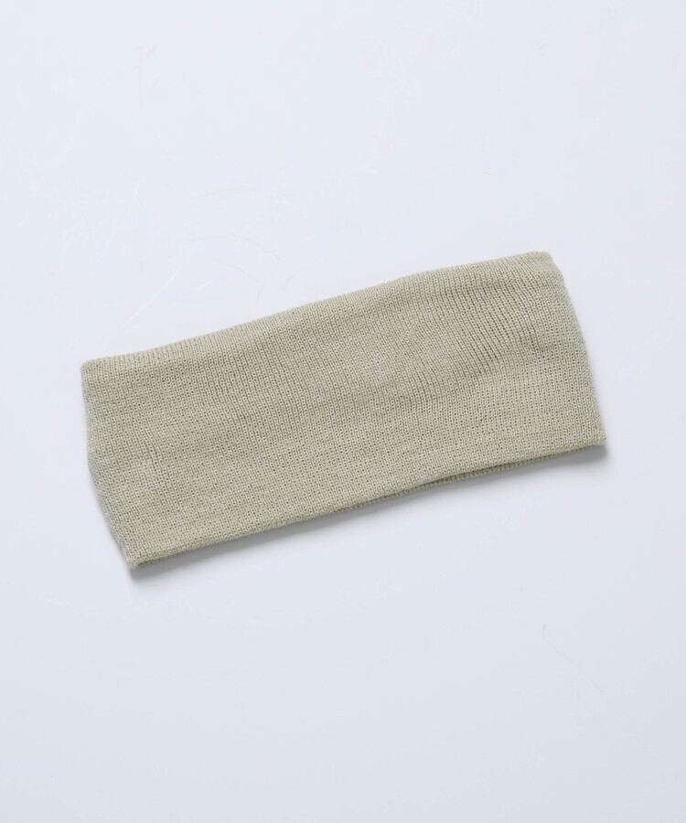 와이드 골지 니트 헤어밴드