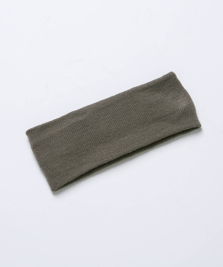 와이드 골지 니트 헤어밴드