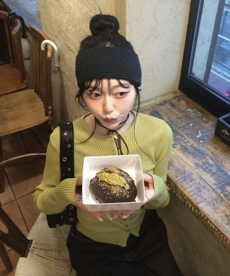 와이드 리브 헤어밴드 청록