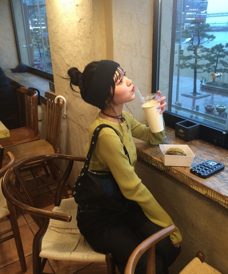 와이드 리브 헤어밴드 청록