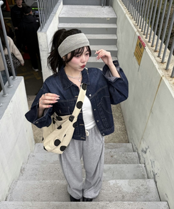 ベーシックデニムジャケット DEEP DENIM