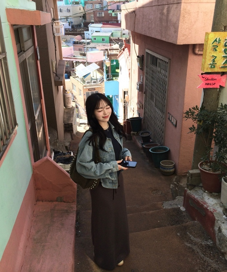 베이직 데님 재킷 연청