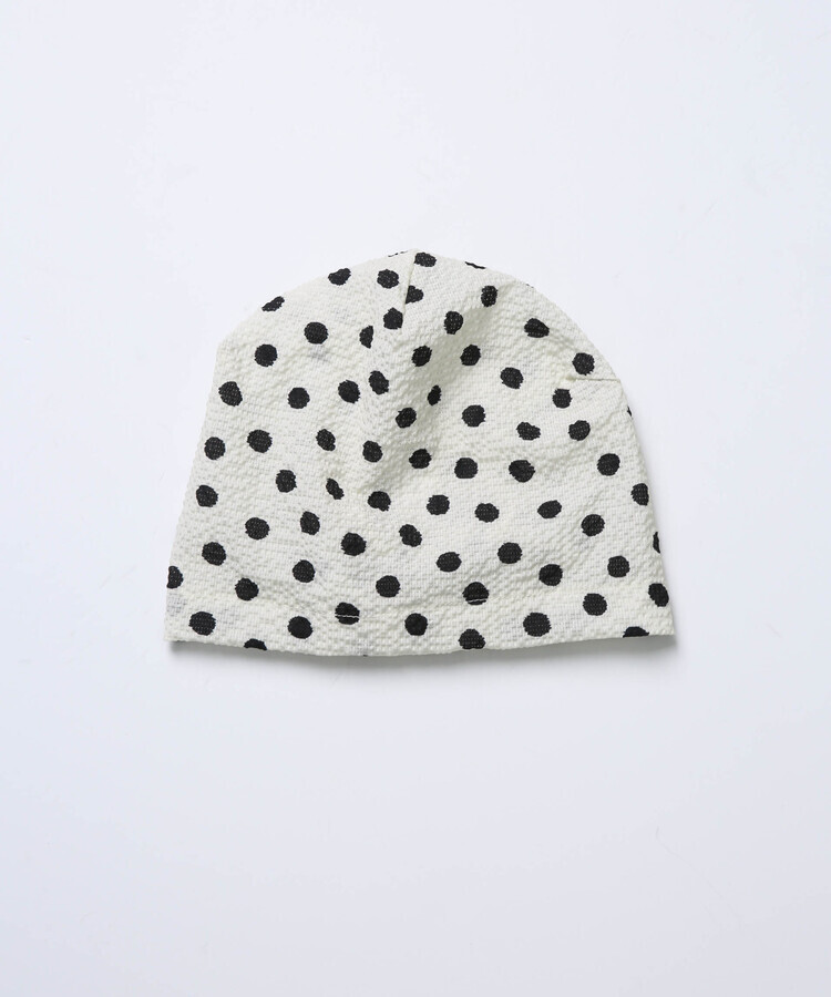 도트 패턴 비니