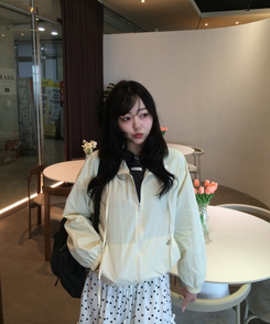 ドットフリルスカート IVORY