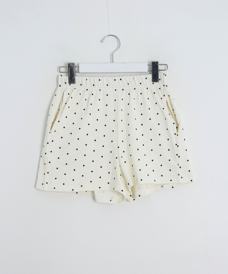 ドット柄ショートパンツ