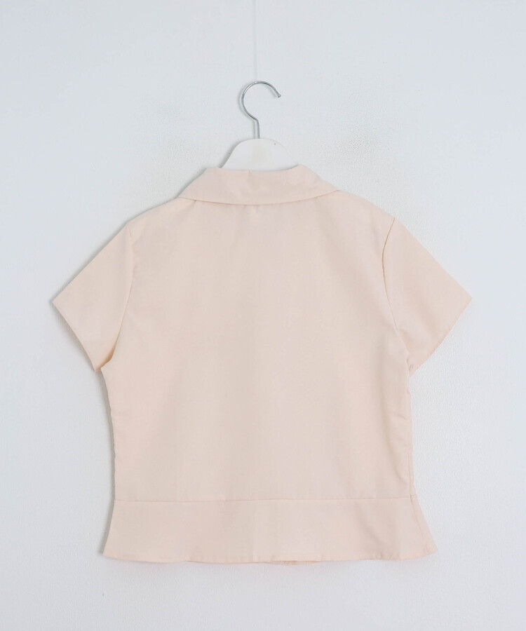 ギャザースリム半袖シャツ