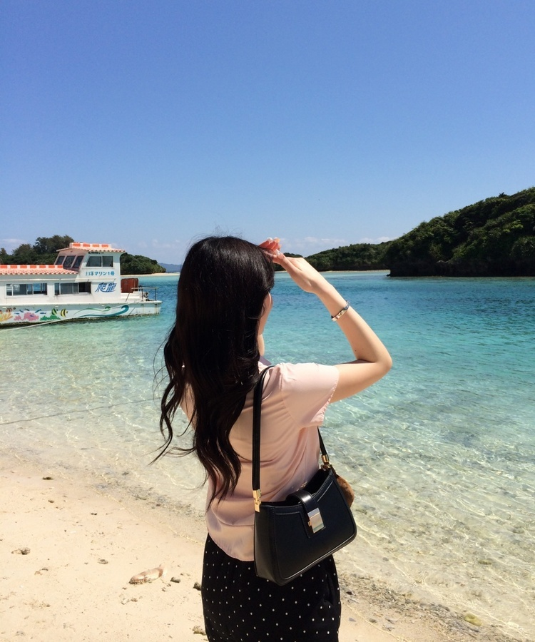 ギャザースリム半袖シャツ PINK