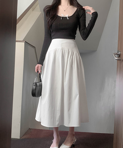 レースリボンパンチングTシャツ BLACK