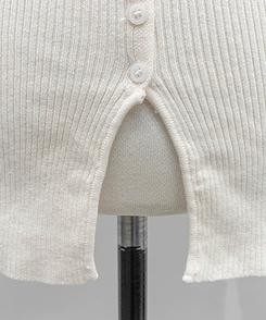 Vボタンカーディガン(5color)