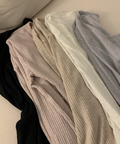 スクエアネックロングスリーブTシャツ(5color)