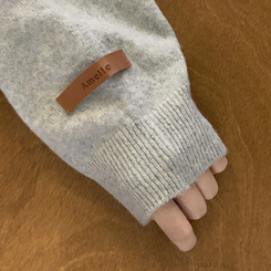 オーバーフィットバルーンニット(5color) BLUE GRAY