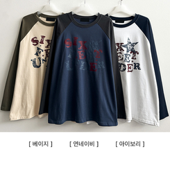 ヴィンテージクラックロゴラグランロンT