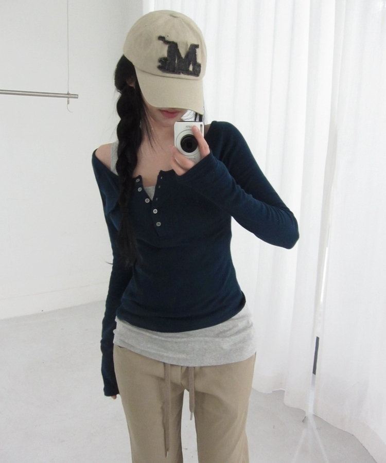 ワイドブーツカットパンツ KHAKI