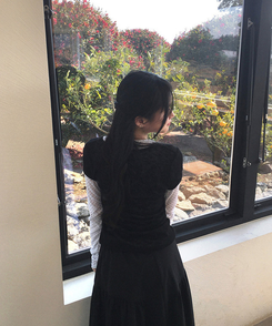 【SET】ドットストリングレイヤードTシャツ BLACK