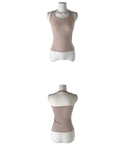 【SET】バイカラーホルターネックキャミソール長袖Tシャツ