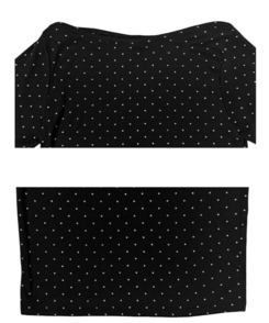 ドットボートネック長袖Tシャツ