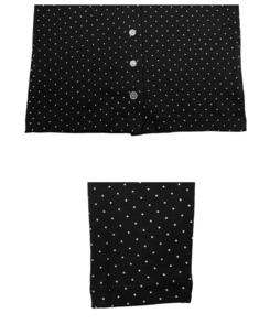 ドットラウンド7分袖カーディガン