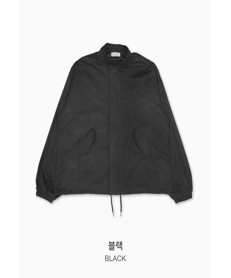 ハイネックハーフミリタリージャケット