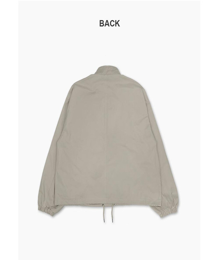 ハイネックハーフミリタリージャケット