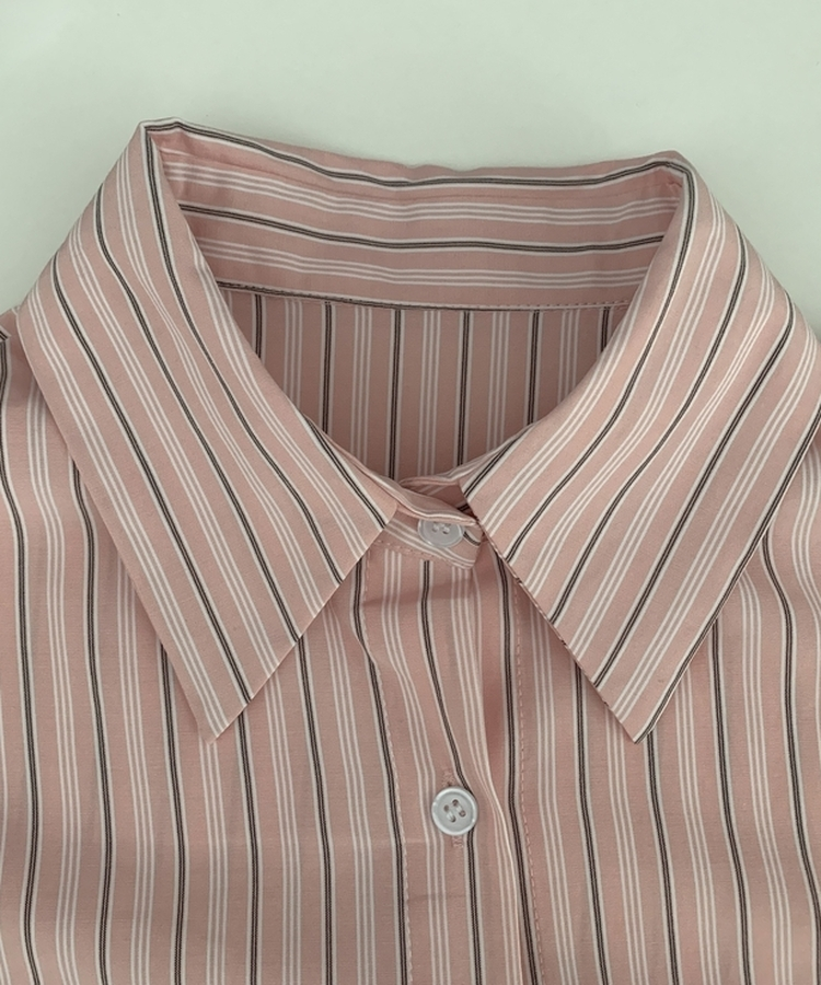 베리온 스트라이프 랩버튼 펜던트 오버핏 셔츠 남방 3color