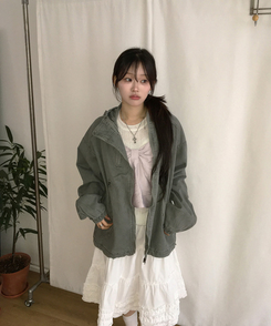 ガーリーフリルスカート IVORY