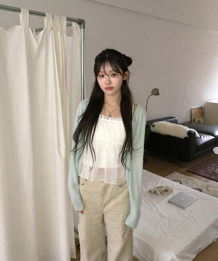 Y2Kビンテージスタッズワイドパンツ CREAM