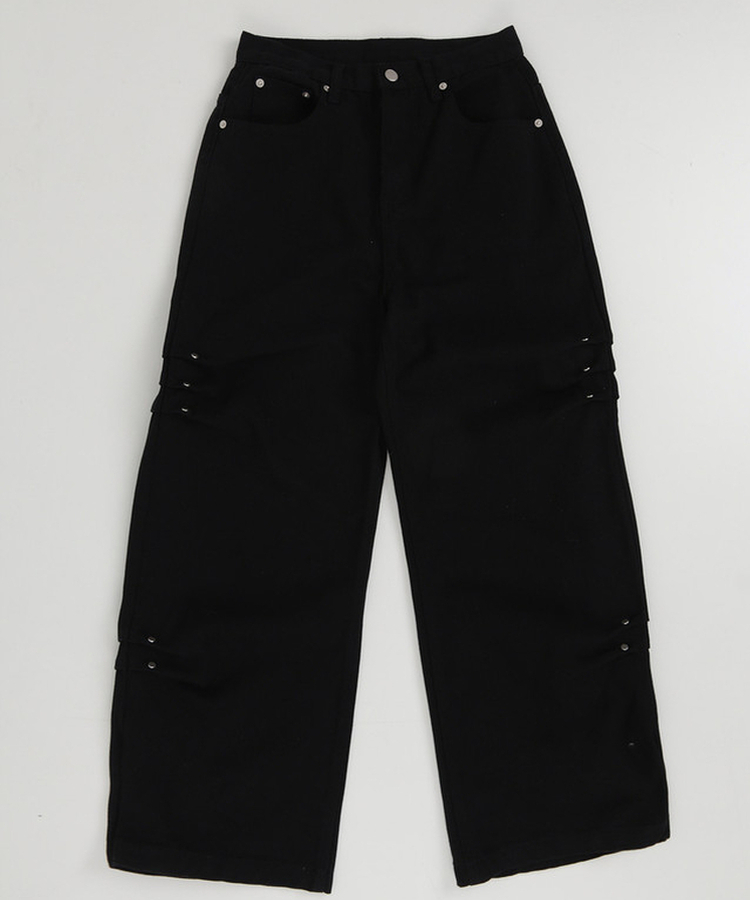 Y2Kビンテージスタッズワイドパンツ