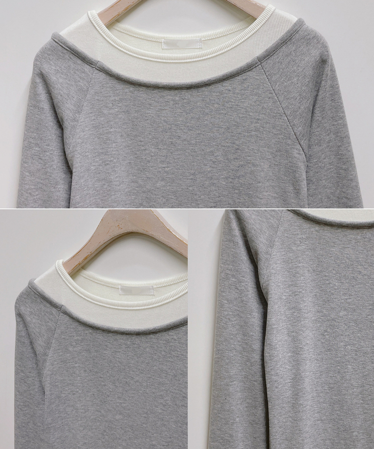 レイヤード長袖Tシャツ