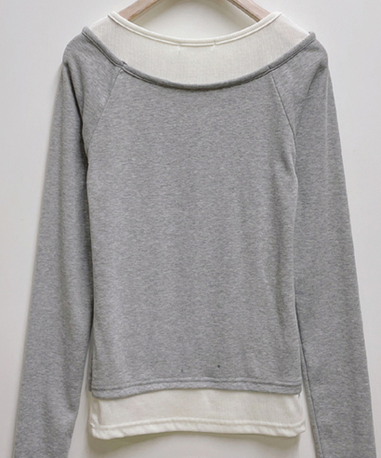 レイヤード長袖Tシャツ