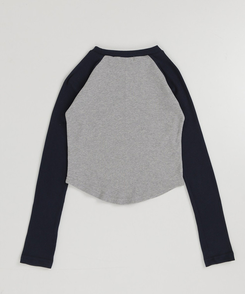 バイカラーナンバーTシャツ