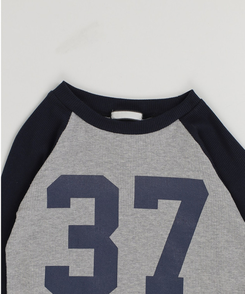 バイカラーナンバーTシャツ