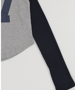 バイカラーナンバーTシャツ