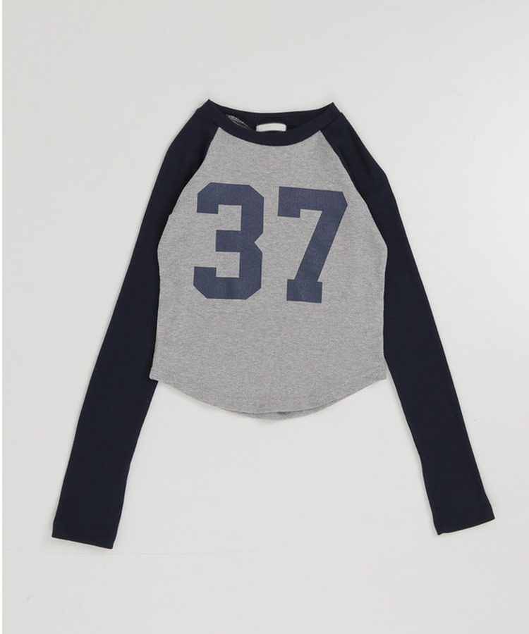 バイカラーナンバーTシャツ