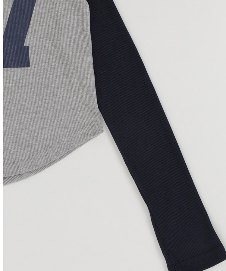 バイカラーナンバーTシャツ