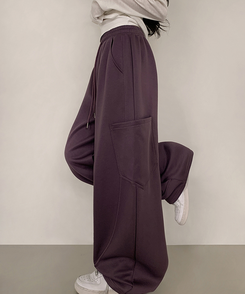 カーブワイドパンツ PURPLE