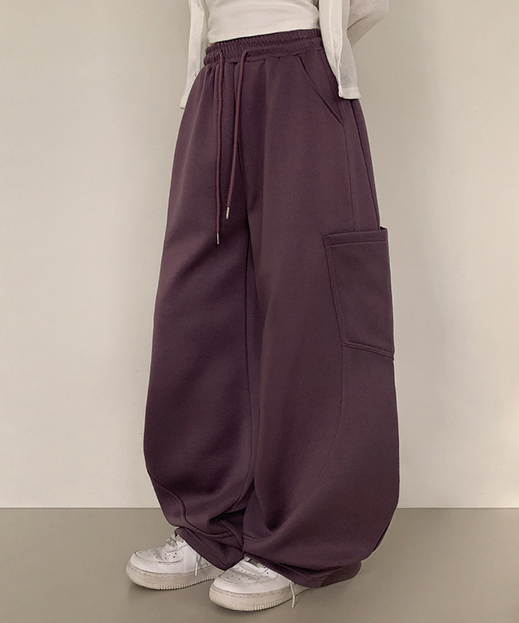 カーブワイドパンツ PURPLE