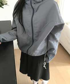 シンプルミディスカート CHARCOAL