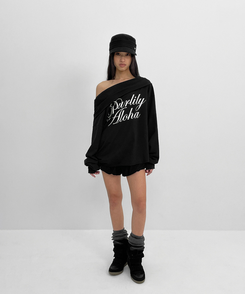 フォールディングバルーンショートパンツ BLACK