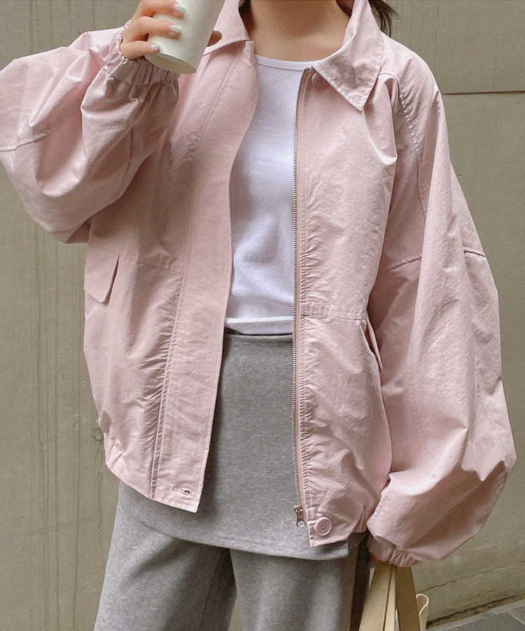 ウインドブレーカージャンパー PINK