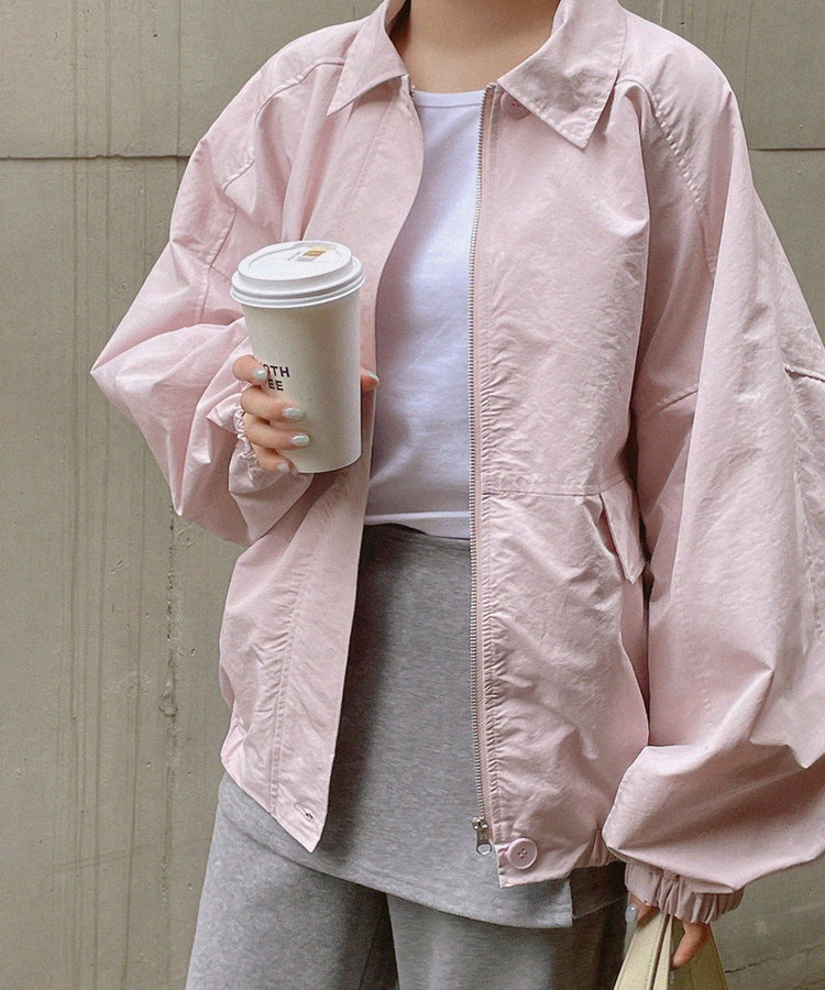 ウインドブレーカージャンパー PINK
