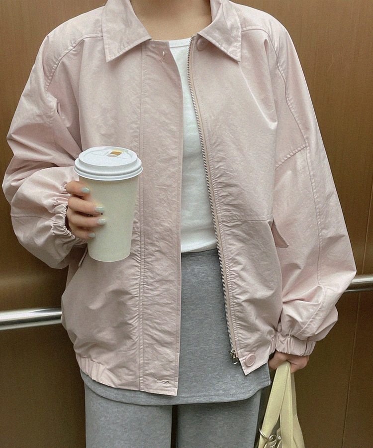 ウインドブレーカージャンパー PINK