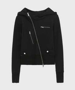 アンバランスフードジップアップ