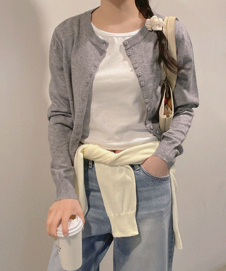 パウダーカーディガン(6color) PINK